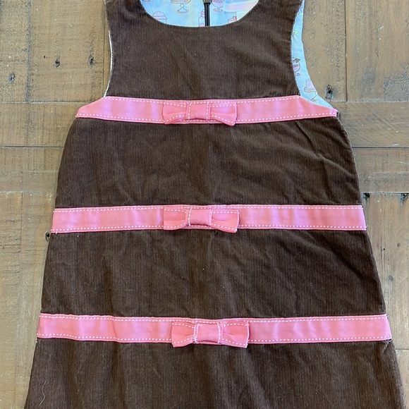 Janie and jack ice cream social brown corduroy jumper - Picture 2 of 7